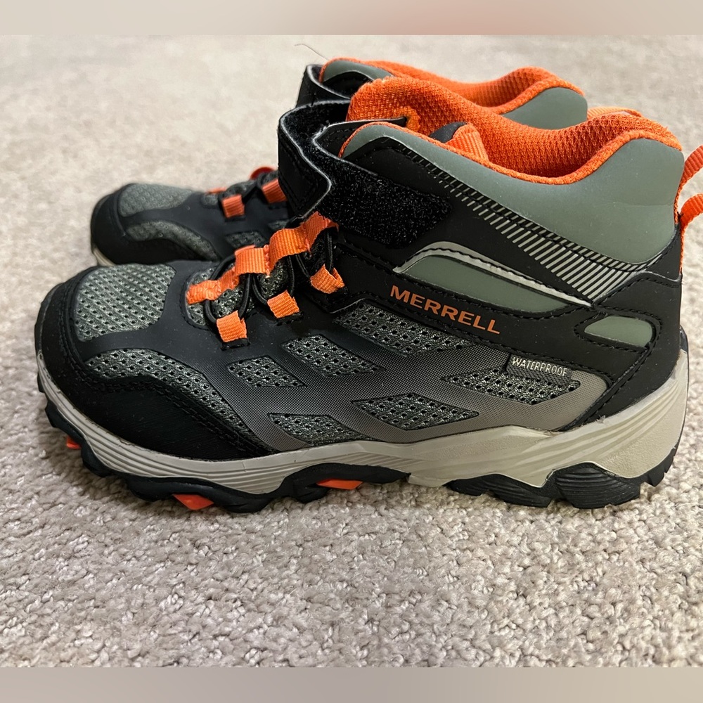 Big Kid's Moab Speed Mid A/C Waterproof hiking boots